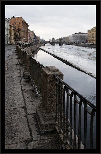 Весенняя открытка с Фонтанки