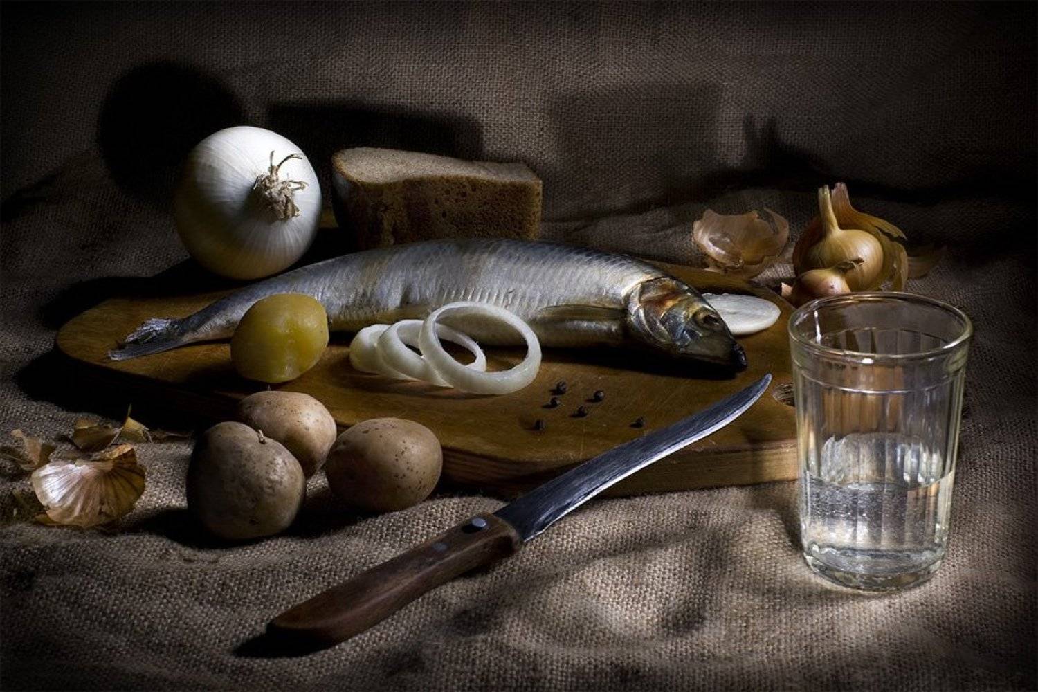 картошечка, селедочка, лучок и водочка, Belyakova