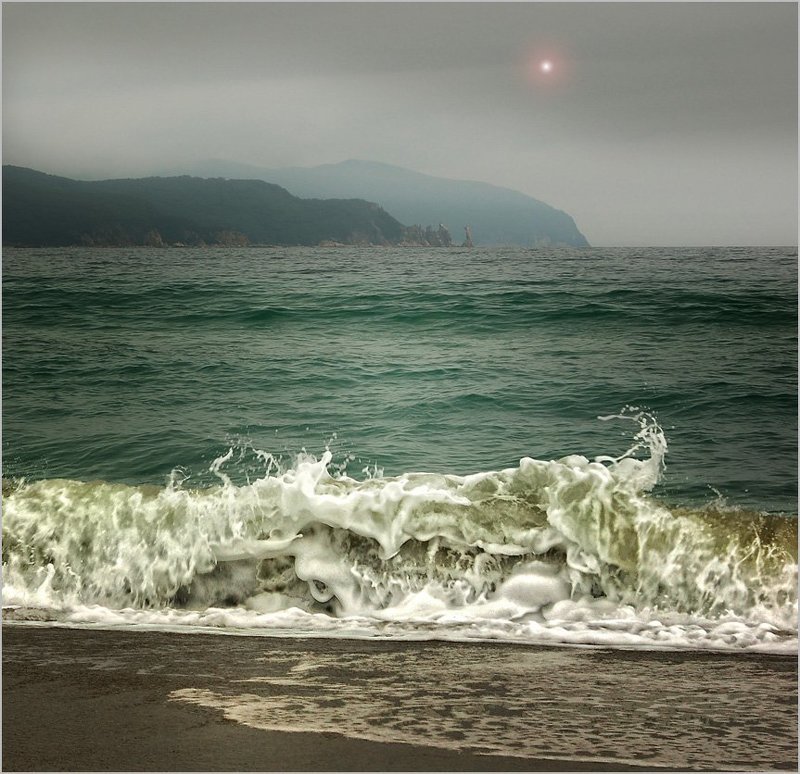 пенный шелест волн прибрежных фото превью