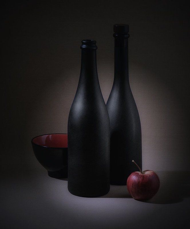 яблоко, бутылки красное яблоко фото превью