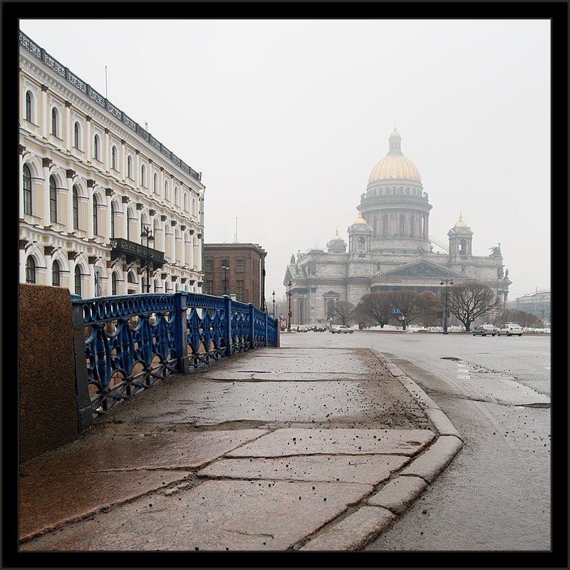 петербург, центр, исакий, синий мост, весна, март Питерская весенняя зарисовка фото превью