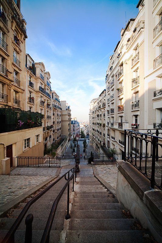 монмартр, париж Улицы Монмартра фото превью