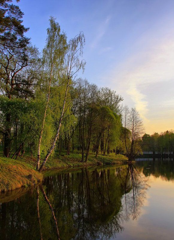 весенним вечером фото превью