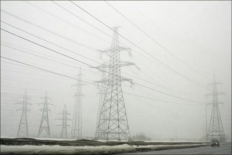 город, весна, туман ******* фото превью