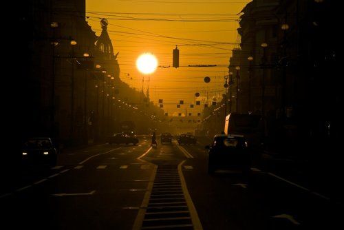 Утро большого города