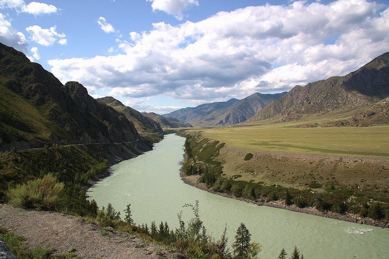 алтай,катунь,горы Катунь. фото превью