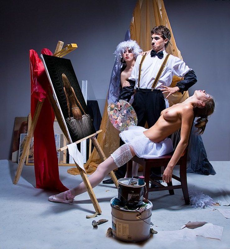 художник, портрет Хммм... А мне кажется, что одно лицо... фото превью