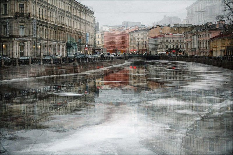 город, мультиэкспозиция, петербург Предвесенний Разыграй фото превью