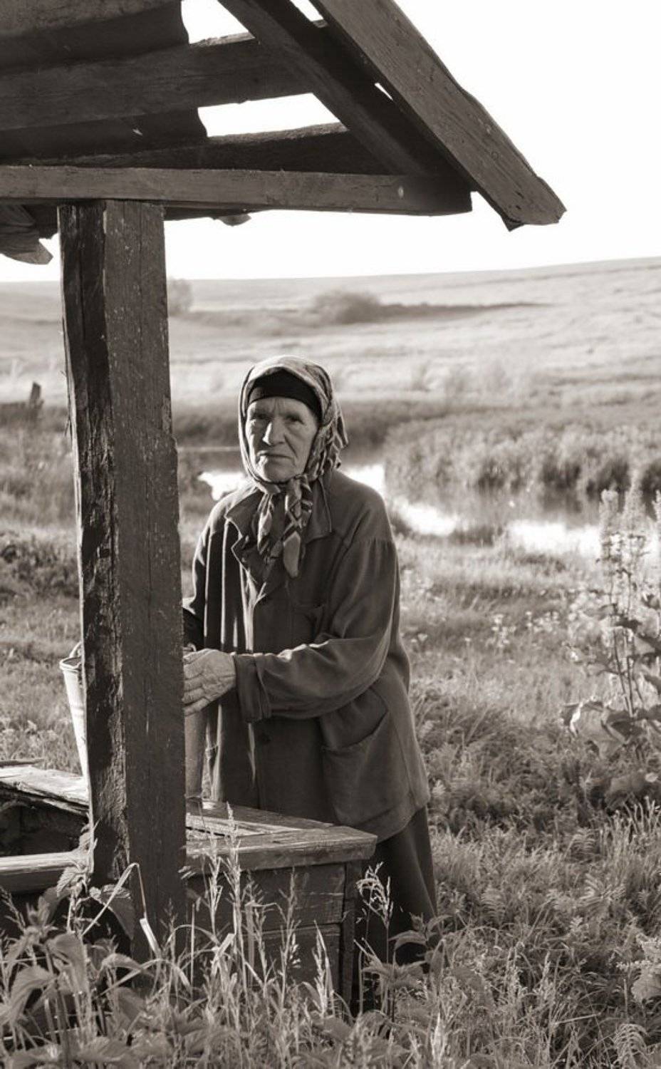 колодец,женщина., Андрей  Золочевский