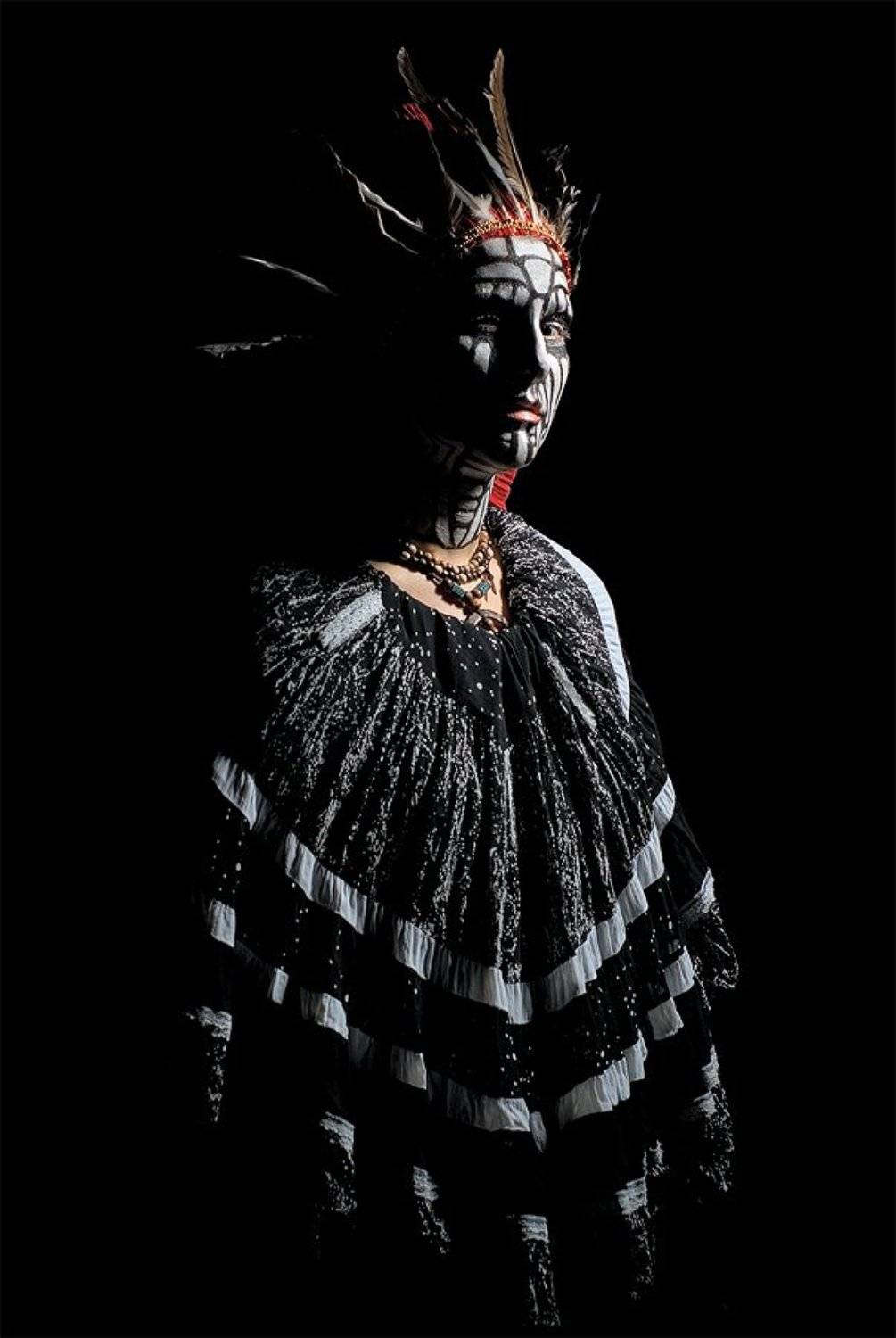 фейс-арт, индеец, Belyakova