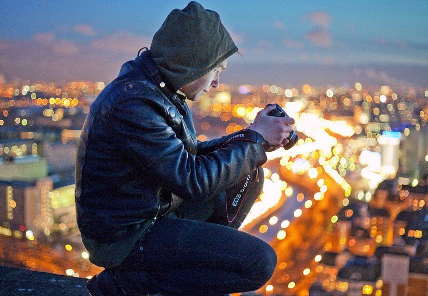 крыша, крыши, город, москва, вечер, огни, фотограф, Kremchik