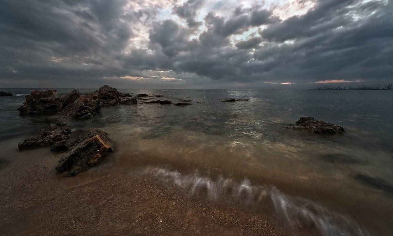 бердянск,море,залив,апрель,вечер, vadlen