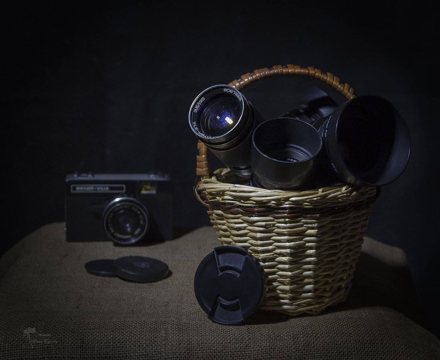 Корзинка, Объективы, Фотоаппарат, Инна Сухова