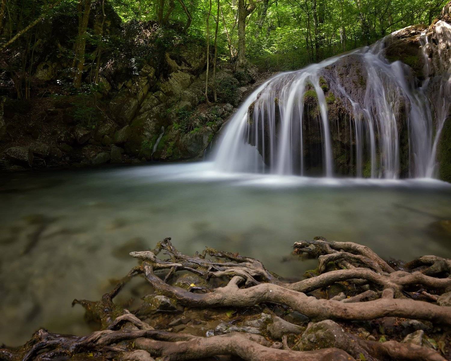 Nikon d600, Водопад, Горы, Крым, Лес, Лето, Природа, Алексей Никонов
