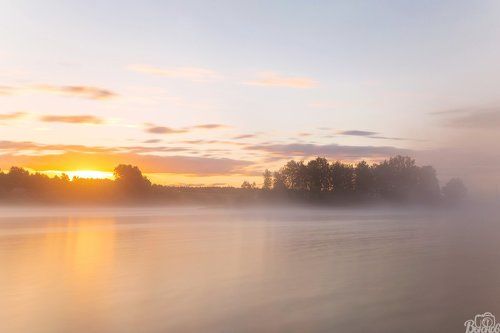 Туманное утро в Жестылево.