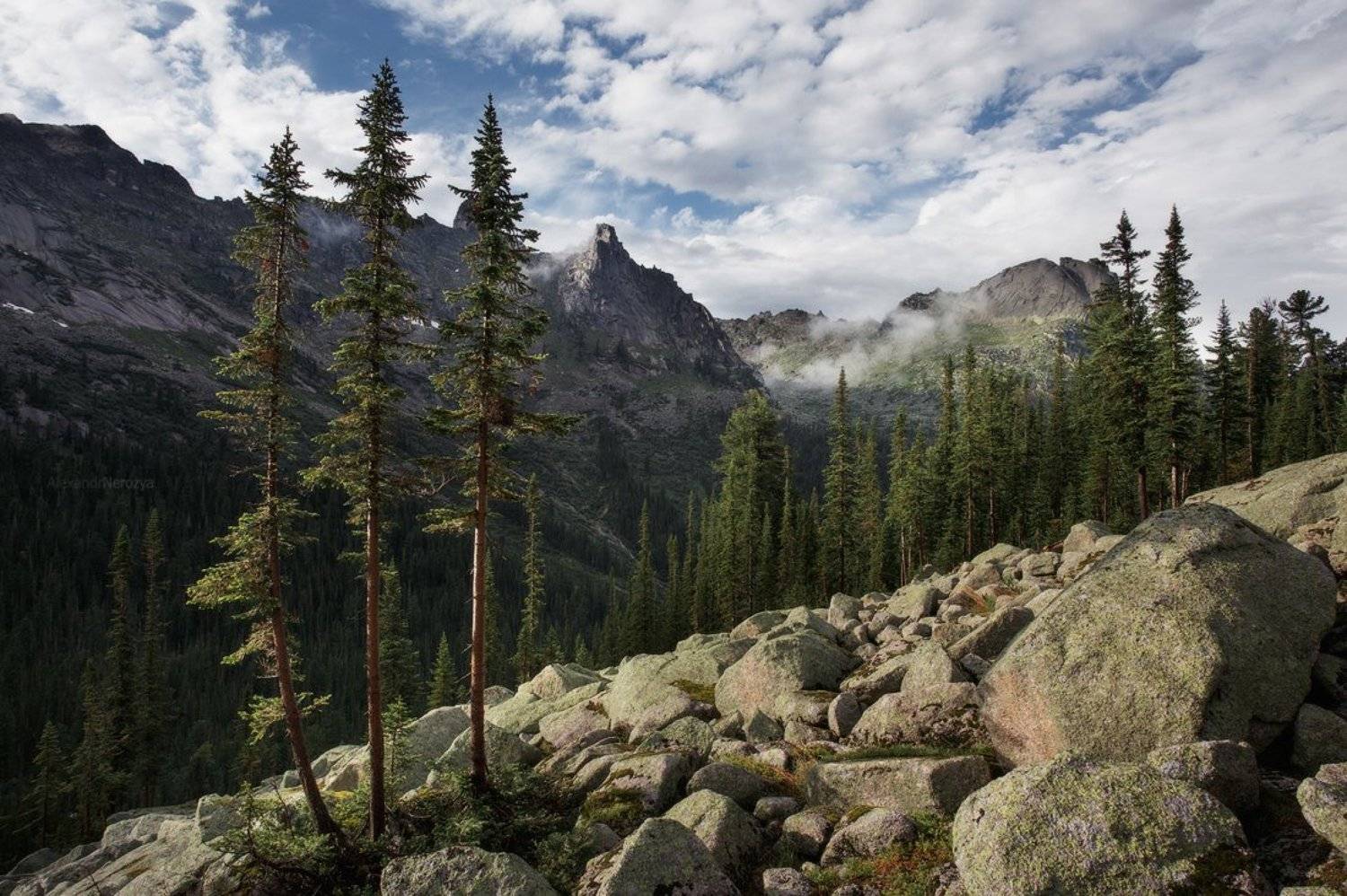 ергаки, саяны, сибирь, россия, закат, озеро, художников, тайгиш, горы, пейзаж, Александр Нерозя