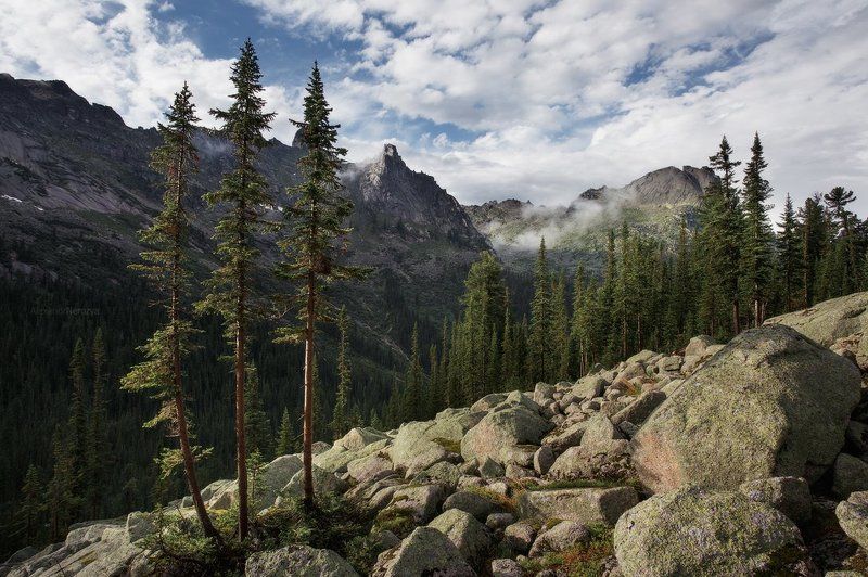 ергаки, саяны, сибирь, россия, закат, озеро, художников, тайгиш, горы, пейзаж Три сестры фото превью