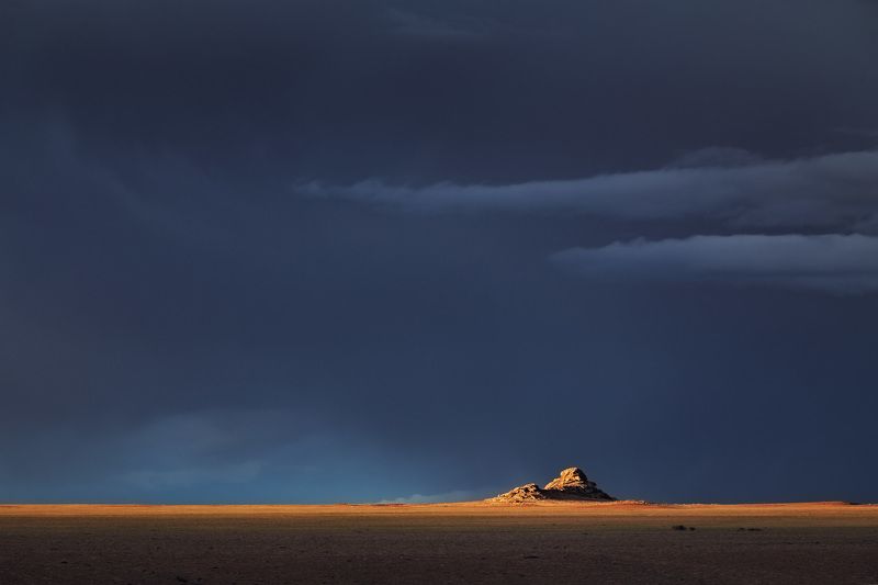 Монголия, Пейзаж, Природа, Рассвет Монгольский минимализм фото превью