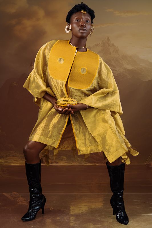 fine art, art, portrait Golden Essence - The Keeper of Abundance фото превью