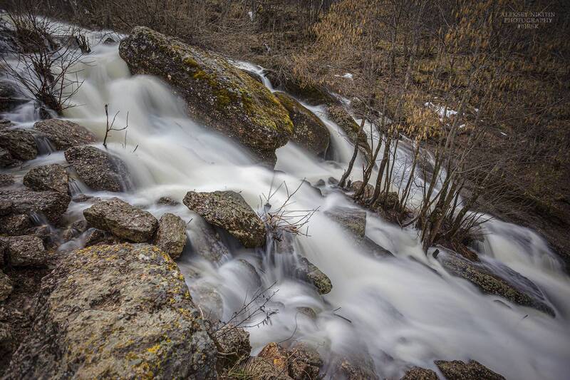 Весенний ручей фото превью