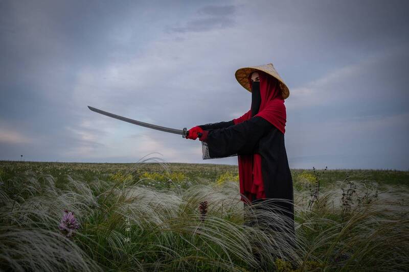 самурай, япония, катана, меч, оружие, шляпа, воин, восток, азия ONNA-BUGEISHA фото превью