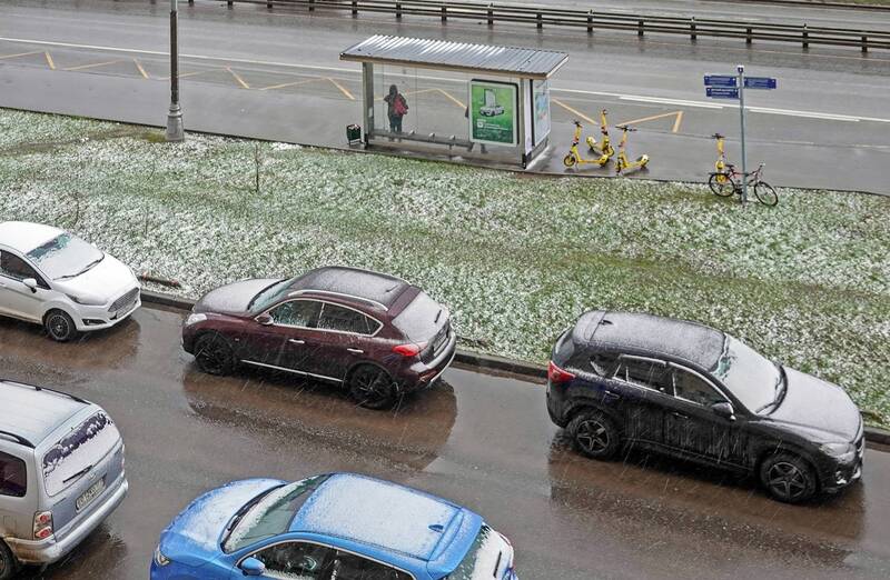 Апрельский снегопад фото превью