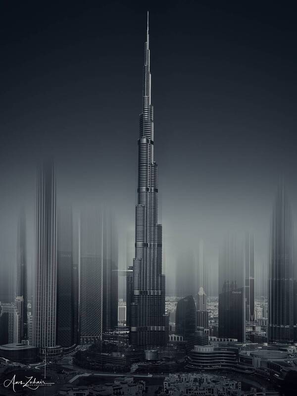 architecture, towers, city, cityscape, travel, photography, moody Burj Khalifa фото превью