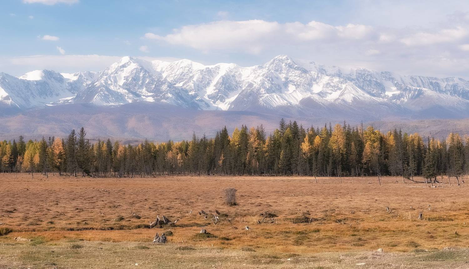 алтай, горы, рассвет, северо-чуйский хребет, осень, Марина Фомина