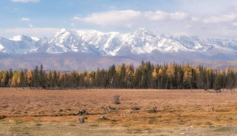 алтай, горы, рассвет, северо-чуйский хребет, осень Осенний рассвет фото превью