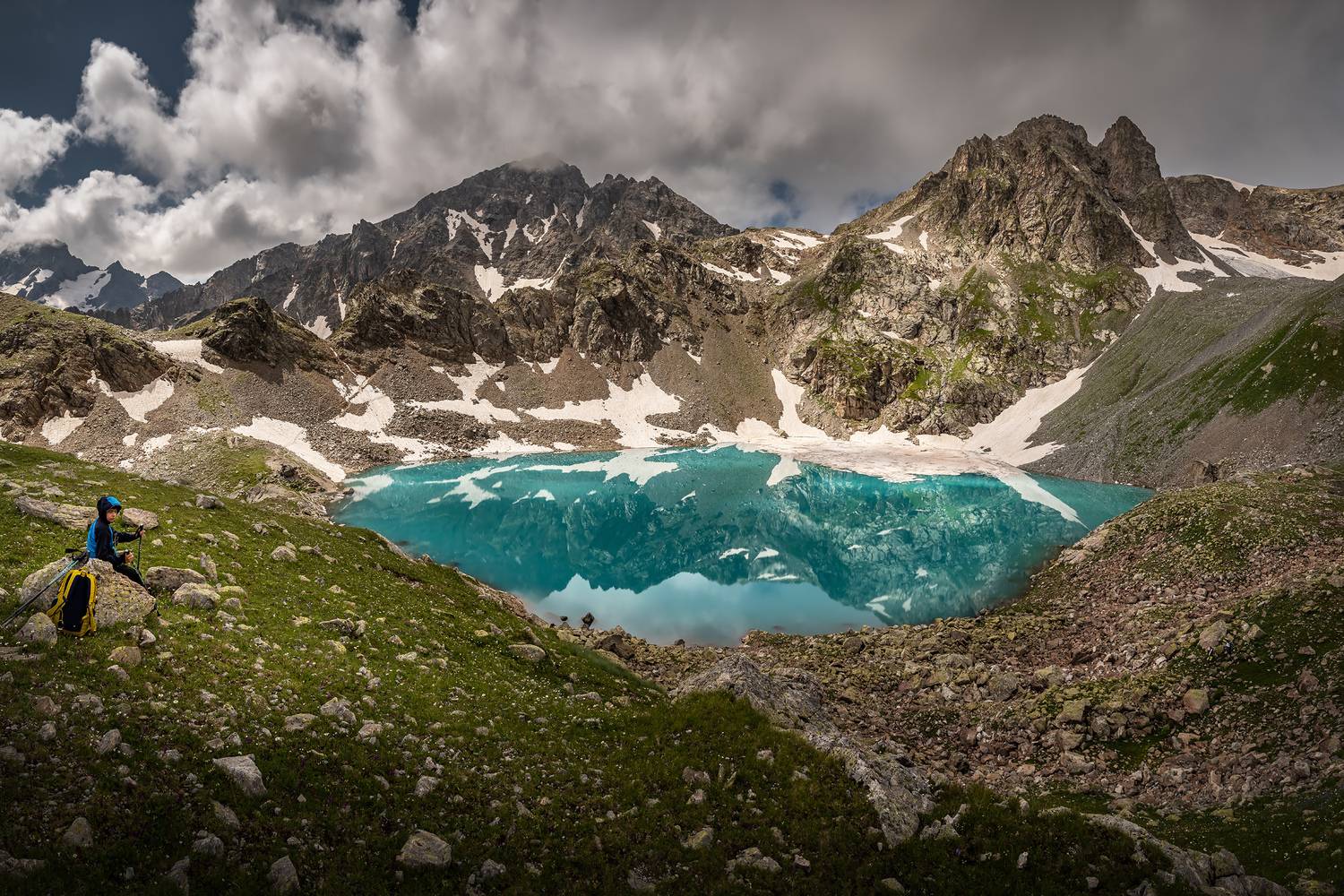 кавказ, карачаево-черкесия, кчр, архыз, софийские озера, горное озеро, озеро, горы, Zakharov Armen