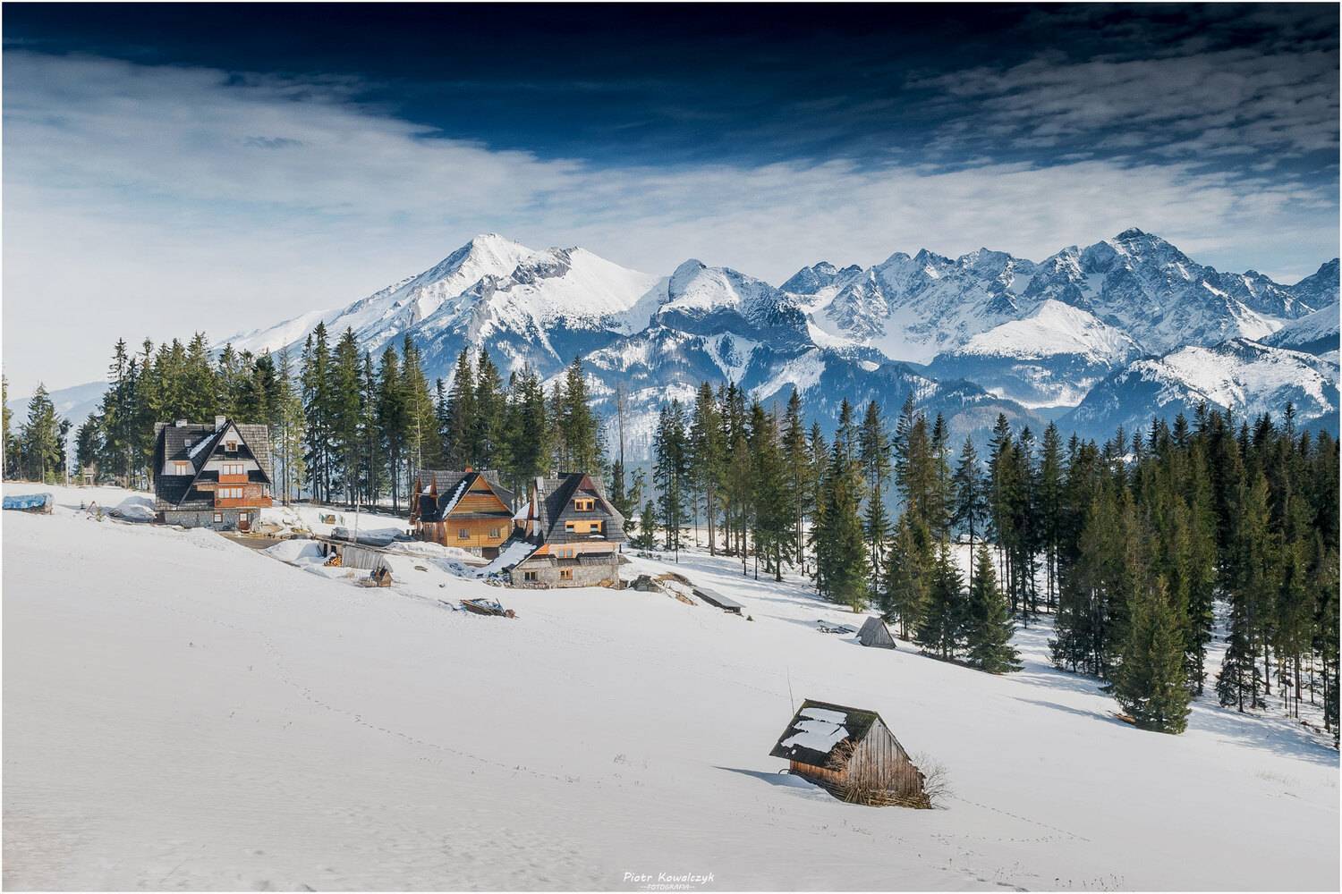 polska, tatry, g&oacute;ry, polana głod&oacute;wka, zima, Kowalczyk Piotr
