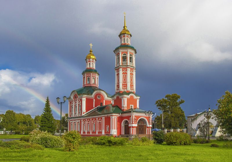 церкви, соборы, киров, слобода макарье, церковь троицы живоначальной Церковь Троицы Живоначальной фото превью