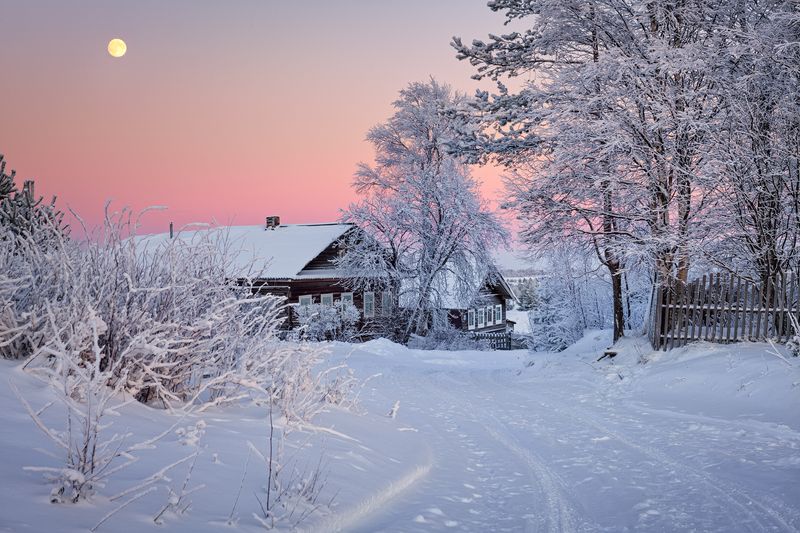 Ворзогоры Короткий день января.... фото превью