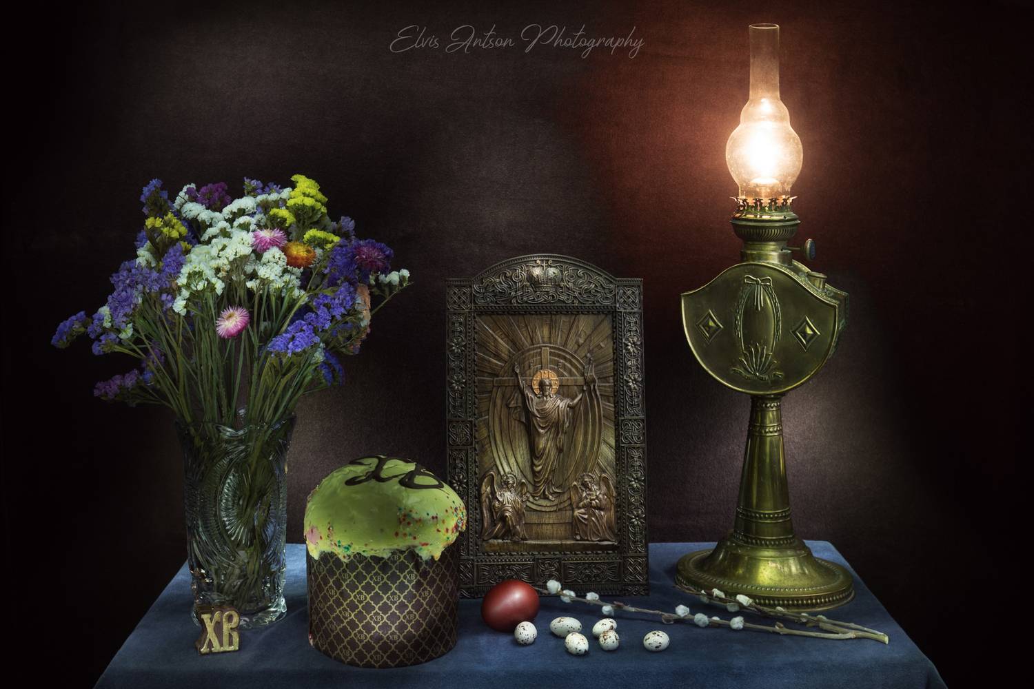 натюрморт, пасхальный натюрморт, пасха, православие, воскресение христово, elvis antson, Antson Elvis
