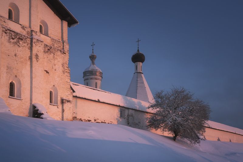 Январский этюд из Ферапонтова фото превью