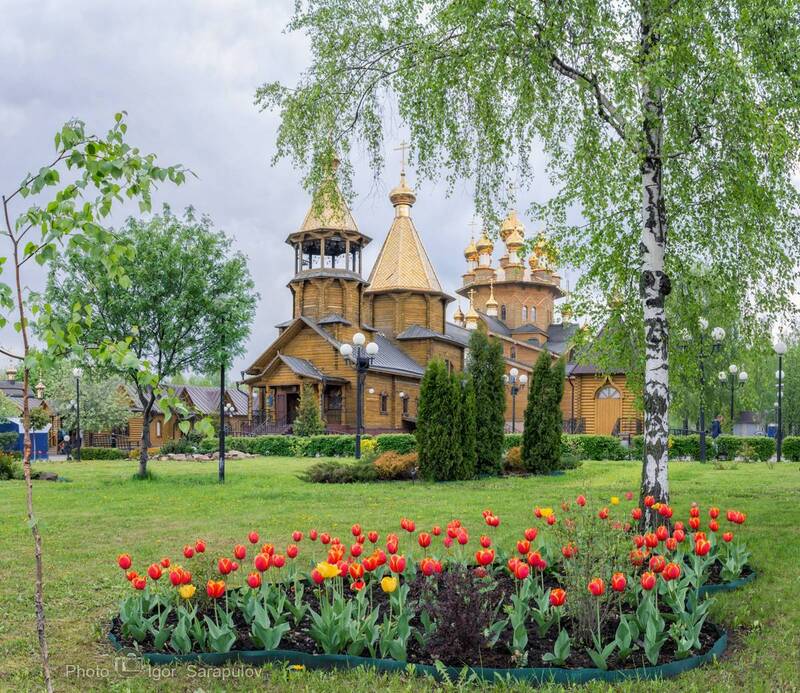 храмовый комплекс, храм, деревянный храм, городской пейзаж, весна, белгород, апрель, kwanon photo, православие С праздником Светлой Пасхи! фото превью