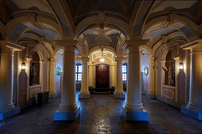 санкт петербург, дворец меньшикова, архитектура, сени, город Сени во дворце фото превью