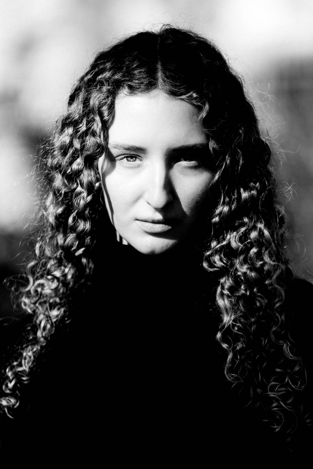 portrait, girl, model, bnw, Балезин Евгений