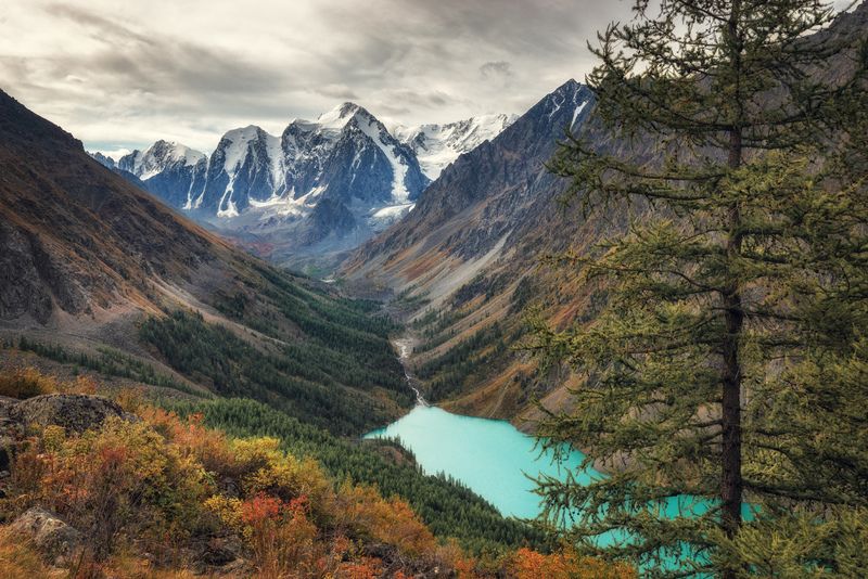 лето, осень, цвета, краски, алтай, озеро, горное ощеро, горы, поход, снег, ледники, nikon *** фото превью