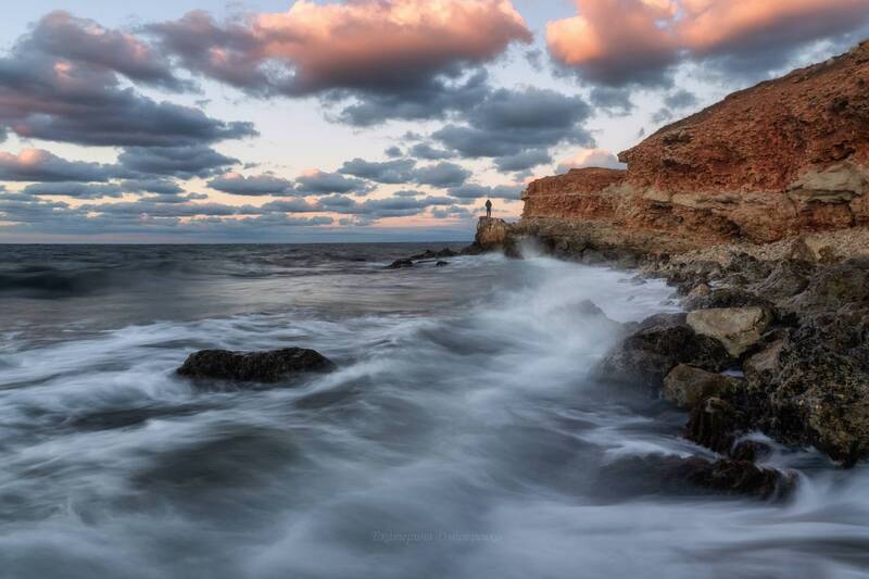 крым, море, шторм, пейзаж, морской пейзаж, севастополь Наедине с морем⁠ фото превью