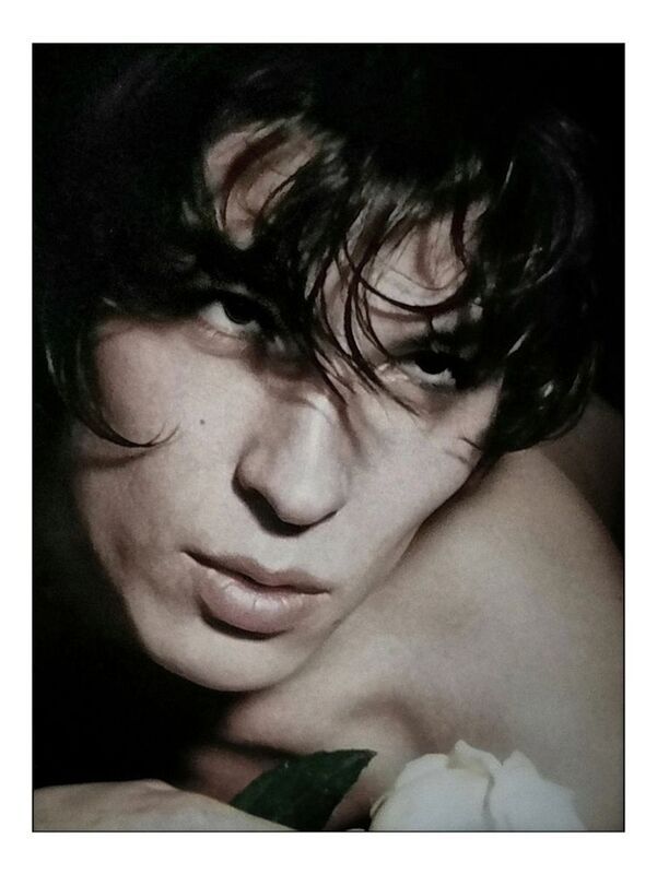 Портрет с розой фото превью