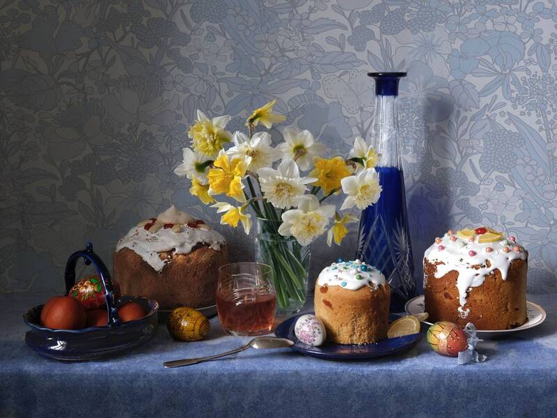 Пасхальный натюрморт фото превью