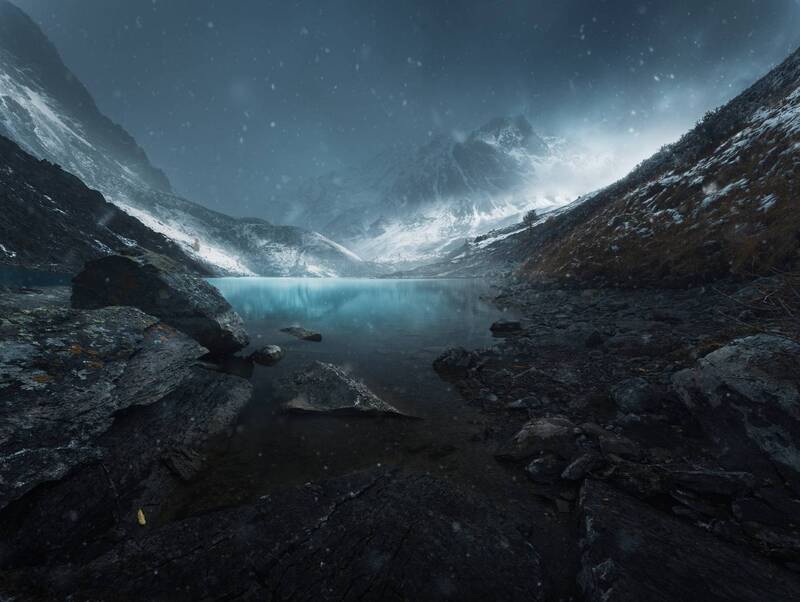 алтай, каракабакское, озеро, зима, природа Зима близко фото превью