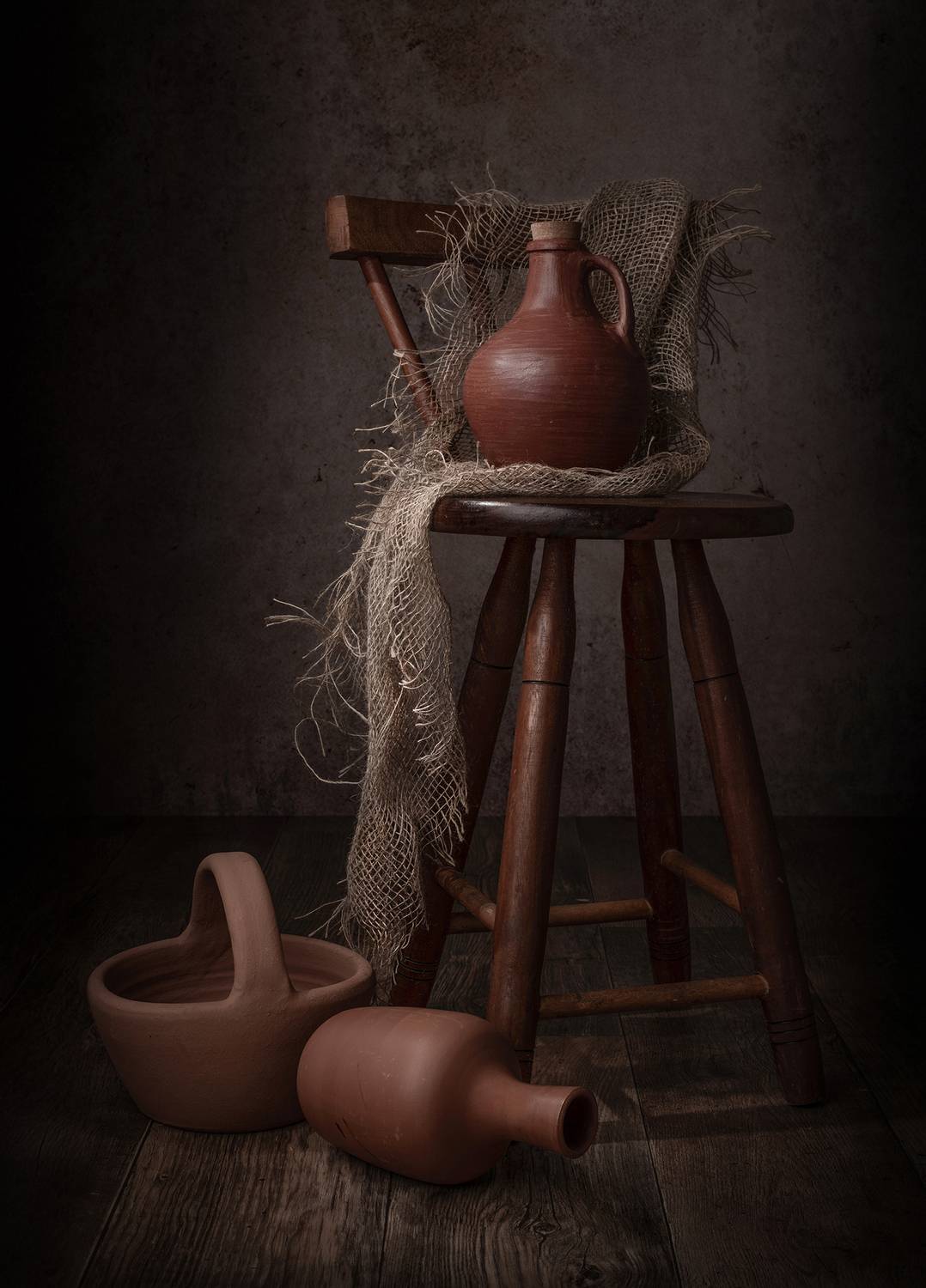 Still life, Ceramics, light, texture, colors, Maria Margareth Perfoncio