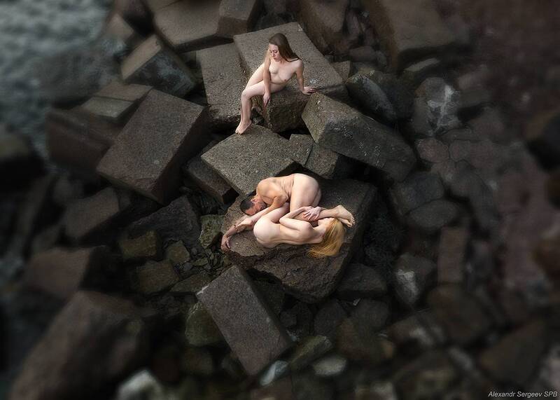 арт, ню-арт, девушки, обнажение, отношения, настроение Коллизии любви фото превью