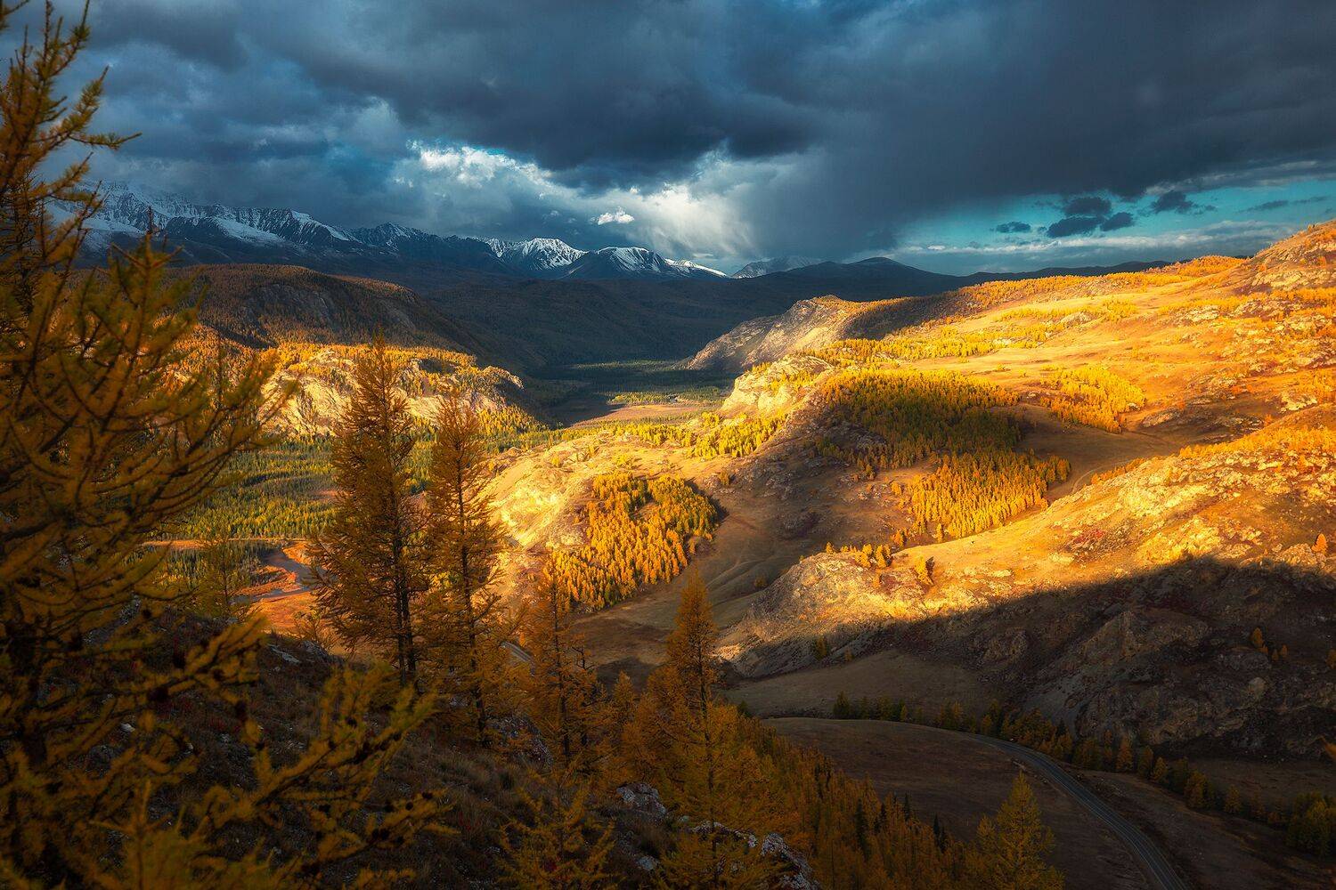 Алтай, Осень, Горы, Андреев Сергей