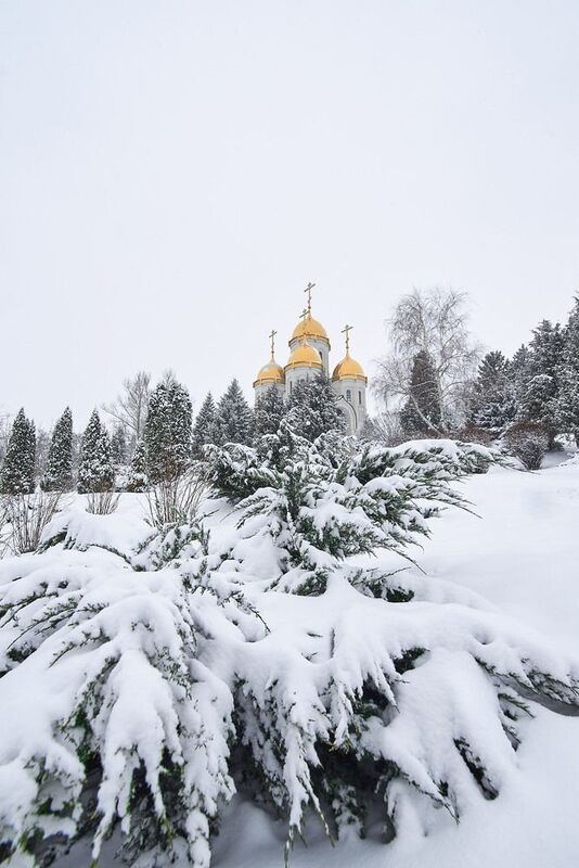 Храм Всех Святых на Мамаевом кургане, храм, зима, волгоград, россия, мамаев курган Храм Всех Святых на Мамаевом кургане фото превью
