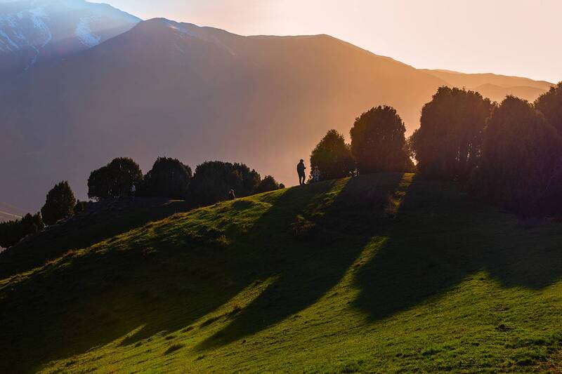 кыргызстан Золото заката фото превью