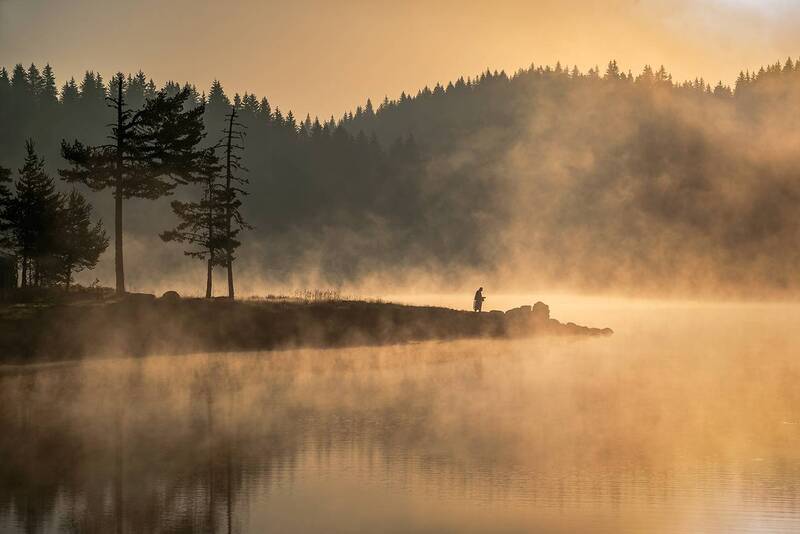 landscape, nature, morning, dawn, sunrise, haze, mist There is always hope фото превью