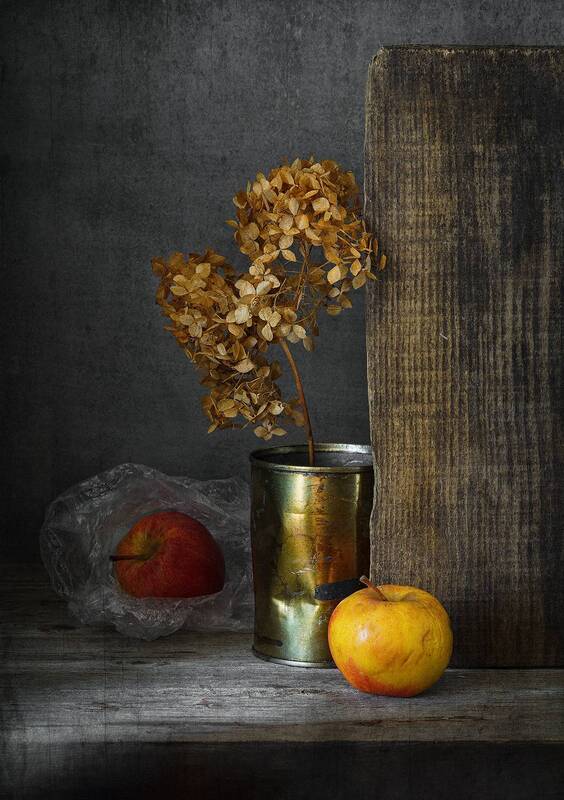 яблоки, банка, доска, полиэтилен  фото превью